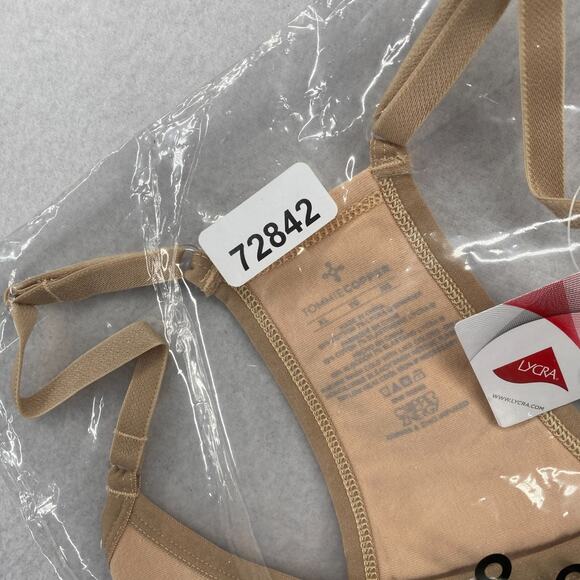 TOMMIE COPPER Bra M Bralette Racerback Pullover Cotton Blend Nude Beige NEW - Picture 13 of 13